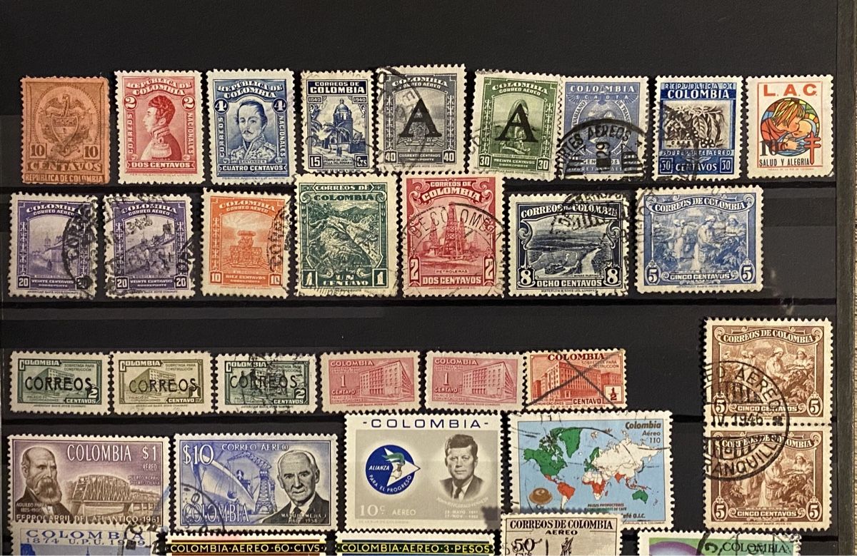 Tutti i francobolli: Timbres - Colombie – Usato da Petit-Lancy venduto da Solcarm 1