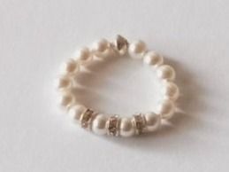 Swarovski Elastic-Band Fingerring Grösse 55