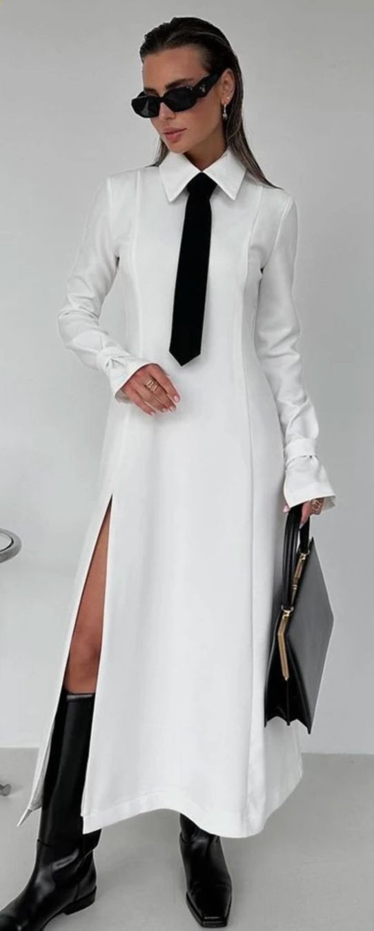Vestiti: Stylisches Kleid mit Krawatte! – Nuovo e nell'imballaggio originale da Zürich venduto da Naebeli 2