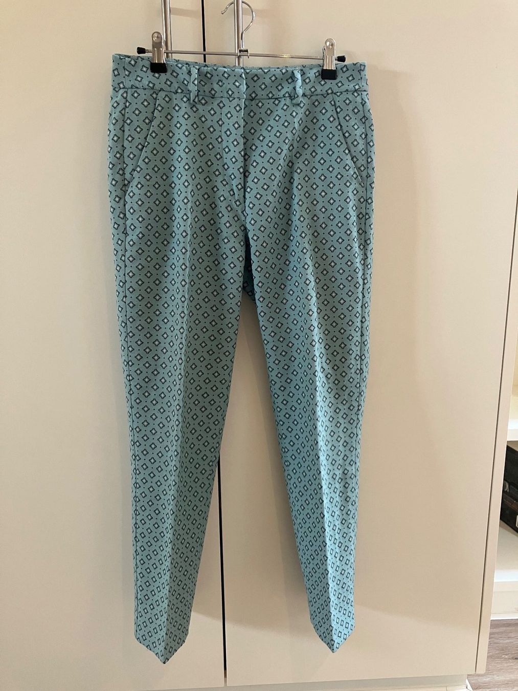 Max Mara Pantaloni: MaxMara Weekend - pantalon cigarette bleu turquoise – Usato da Vich venduto da SophieCo