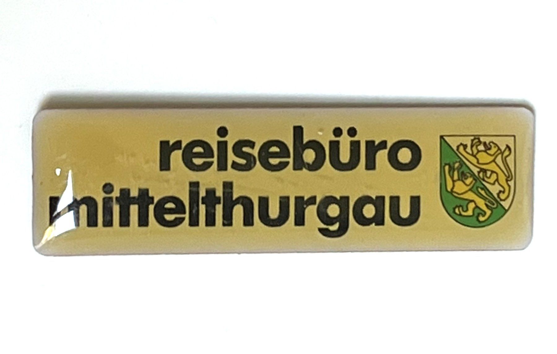 Placchette & Badge: Pin Tageskarte Thurgau + Reisebüro Mittelthurgau – Usato da Kriens venduto da TSCH1 1
