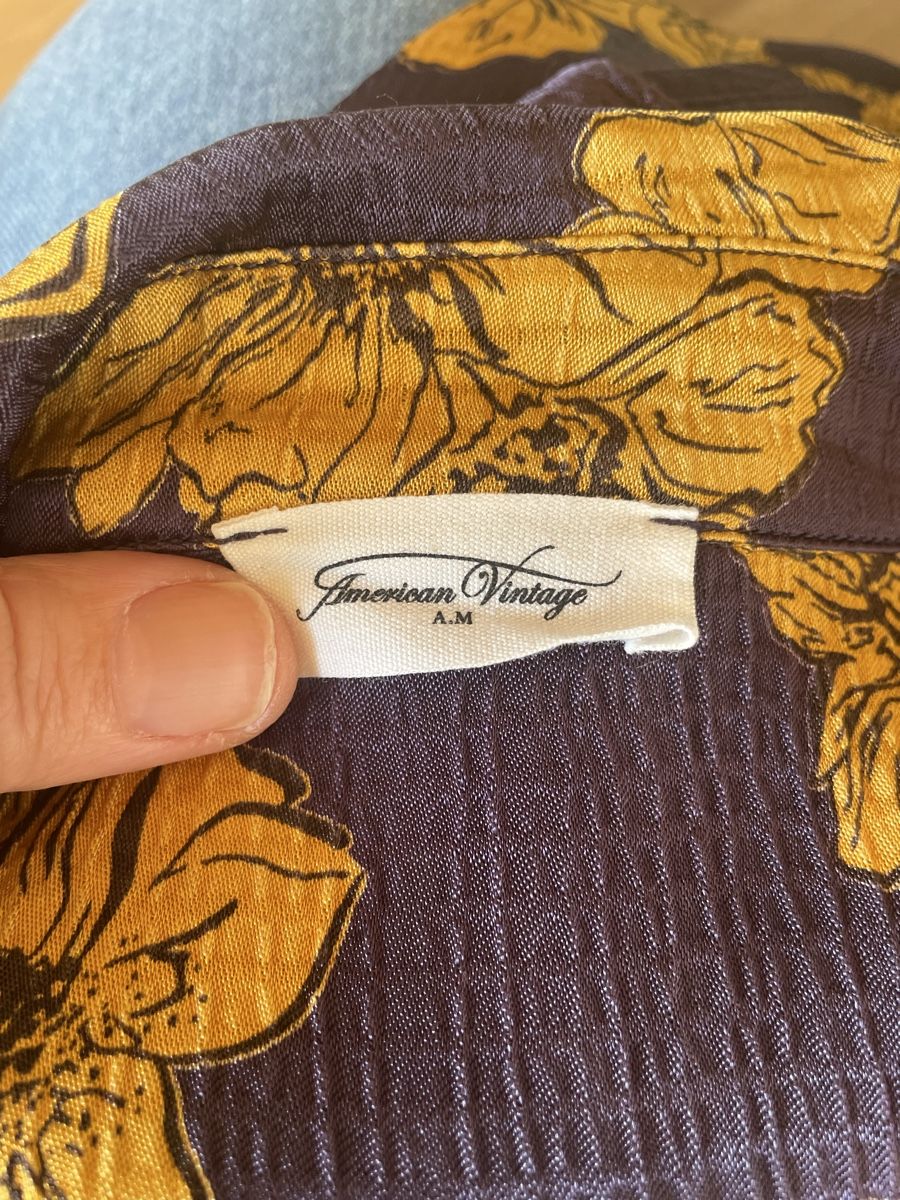Camicette: American Vintage Bluse mit Blumenmuster, Gr. L – Nuovo (secondo la descrizione) da Oberwil BL venduto da another-day-of-sun 5