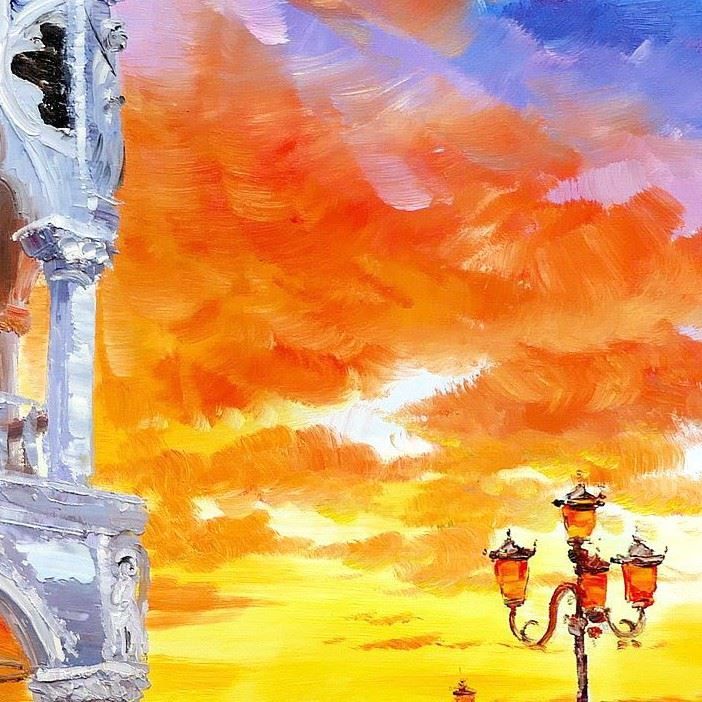 Riproduzioni & Creazioni: Modern Art - Venedig am Markusplatz – Nuovo (secondo la descrizione) da Larnaca venduto da KunstDepot24 5