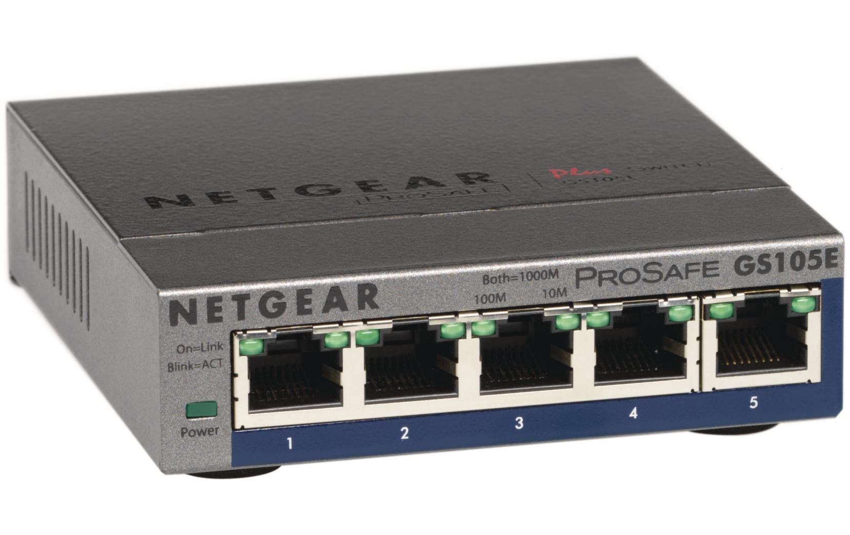 Netgear Hub & Switch: Netgear ProSafe plus Switch GS105E – Usato da Root venduto da Tech-Nick 1