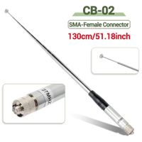 CB-Funk 27 Mhz Teleskopantenne 1,30 m mit SMA-Female