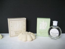 Alte Lalique Nina Ricci Parfüm Flakon Miniatur und Seife
