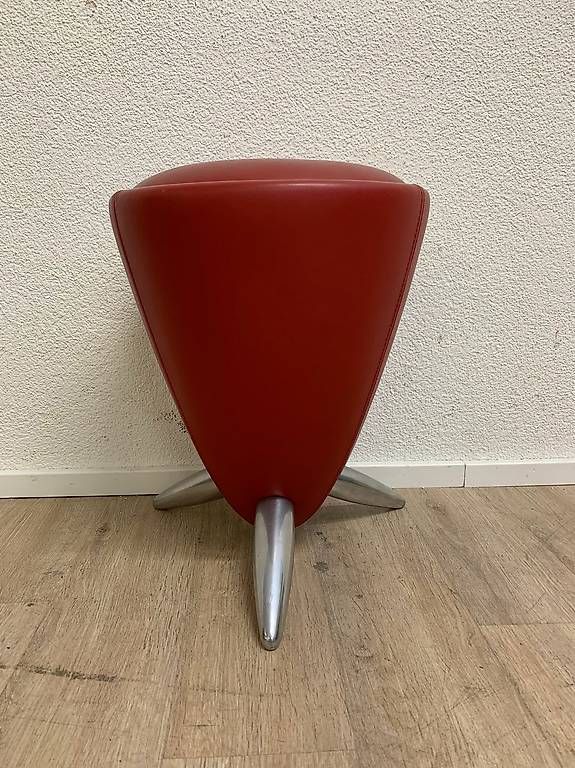 Leolux Tabourets: Leolux Designer Hocker Leder Rot mit Stauraum – D'occasion à Obernau par Arche_Noah_Brocki 1