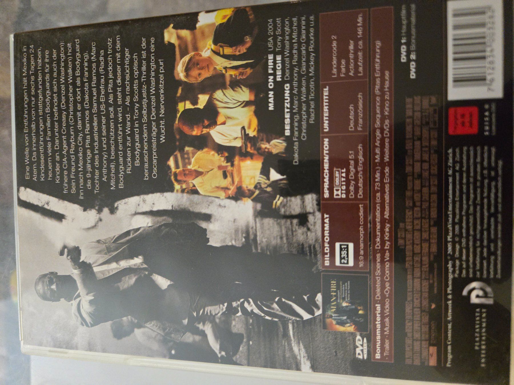 Alle DVDs: Man on Fire DVD – Gebraucht aus Bussigny von Kfdlt 1