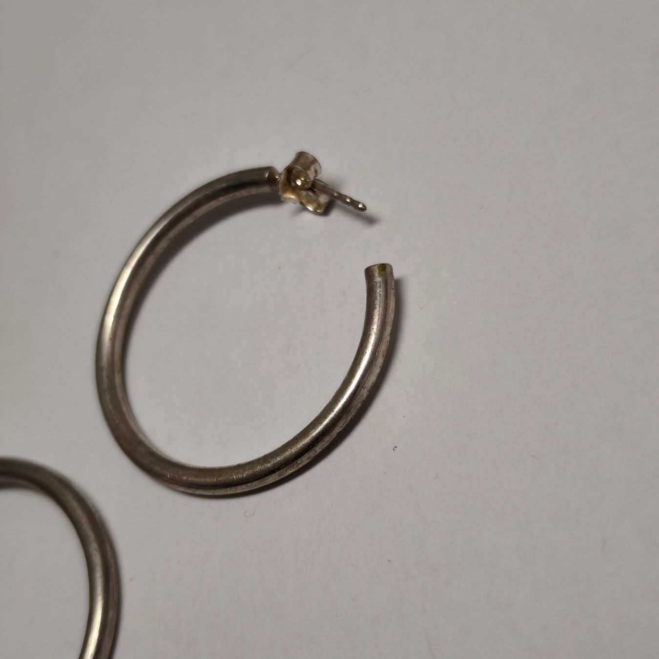 Orecchini pendenti & Orecchini a lobo: Vintage Silver silber Stud Earrings Boucles d'Oreilles #A3 – Usato da Châtelaine venduto da Tropic.Watch2 1