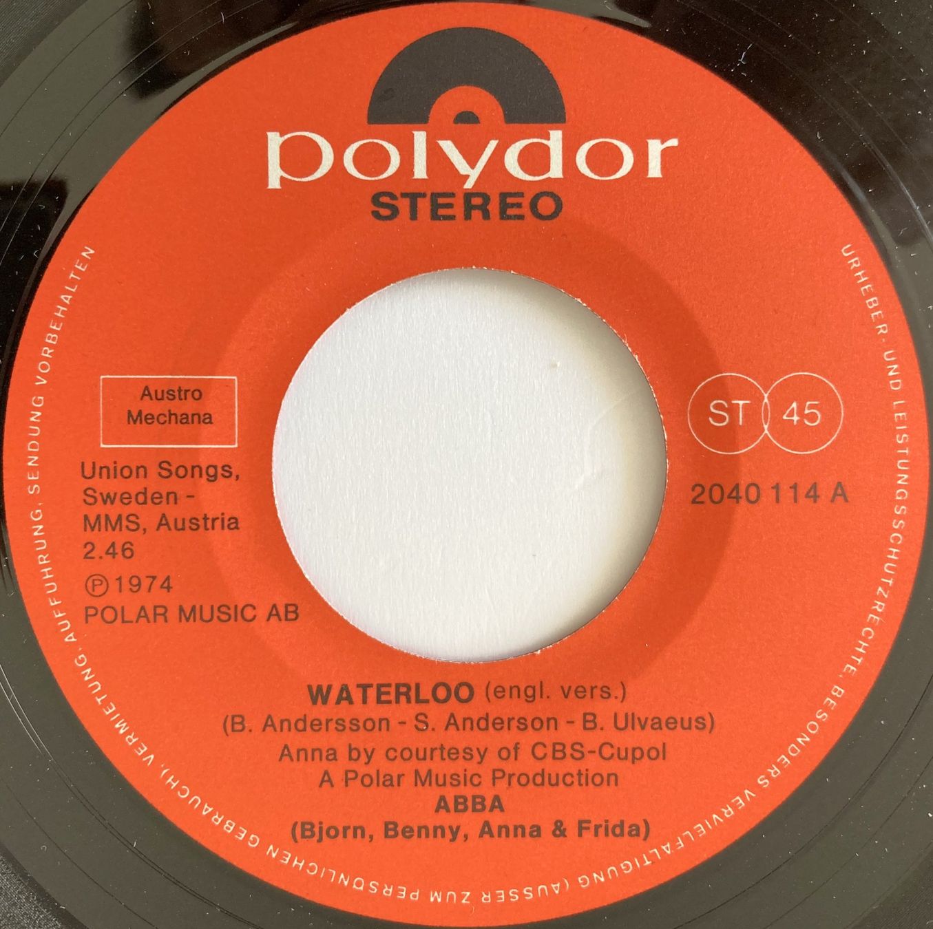 Schallplatten: ABBA - WATERLOO – Gebraucht aus Bottens von hotter-than-hell 2