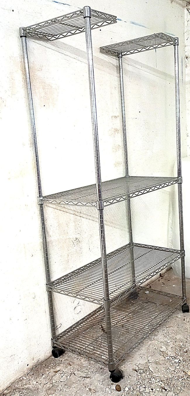 Scaffali: Interio Gestell auf Räder 180X90X45cm – Usato da Baar venduto da 2cvbaar 2