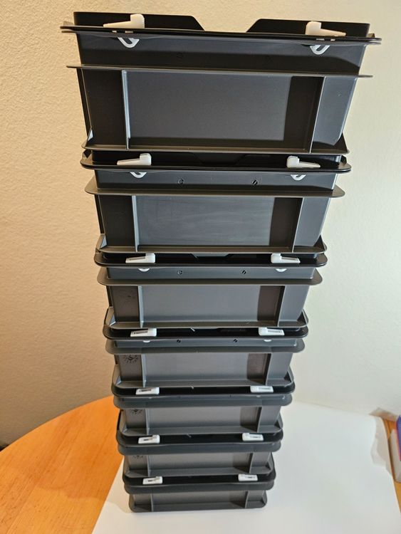 7 Stk. UTZ RAKO Aufbewahrungsboxen mit Deckel 300x200x115mm (Gebraucht ...
