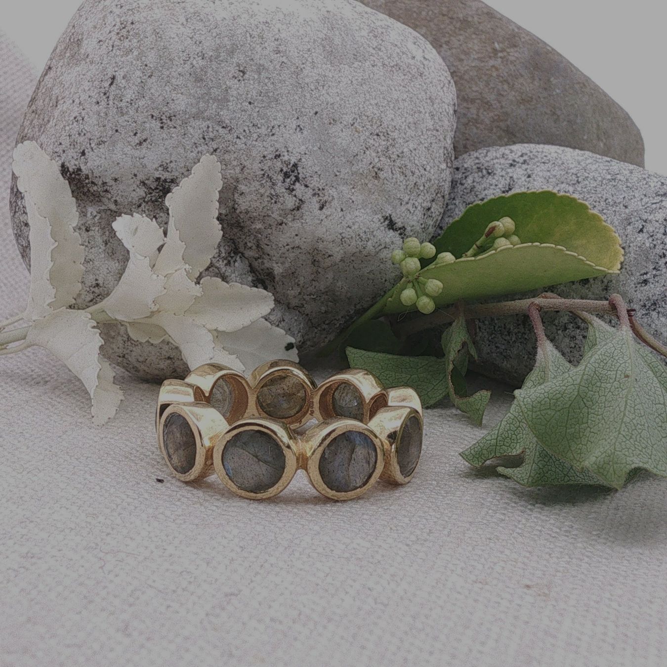 Olga Ribler Anelli: Memory Silber Ring 925 mit Labradorit  Grösse 59 – Nuovo (secondo la descrizione) da Luzern venduto da Schmuckoutlet 6
