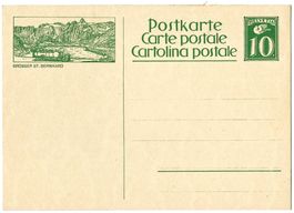 1927 Bildpostkarte Nr. 107-019 Bild GROSSER ST. BERNHARD *