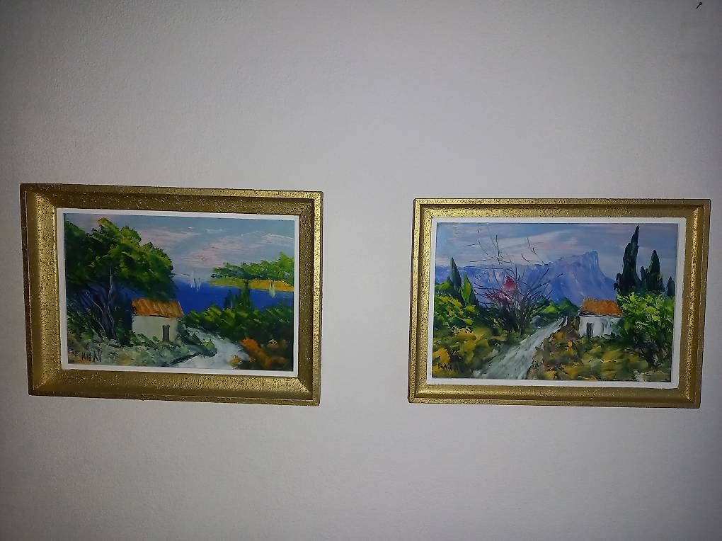 Dipinti: 2 kleine Gemälde, Original, Unikat! – Usato da Alpnach Dorf venduto da jkp_k62jg 2