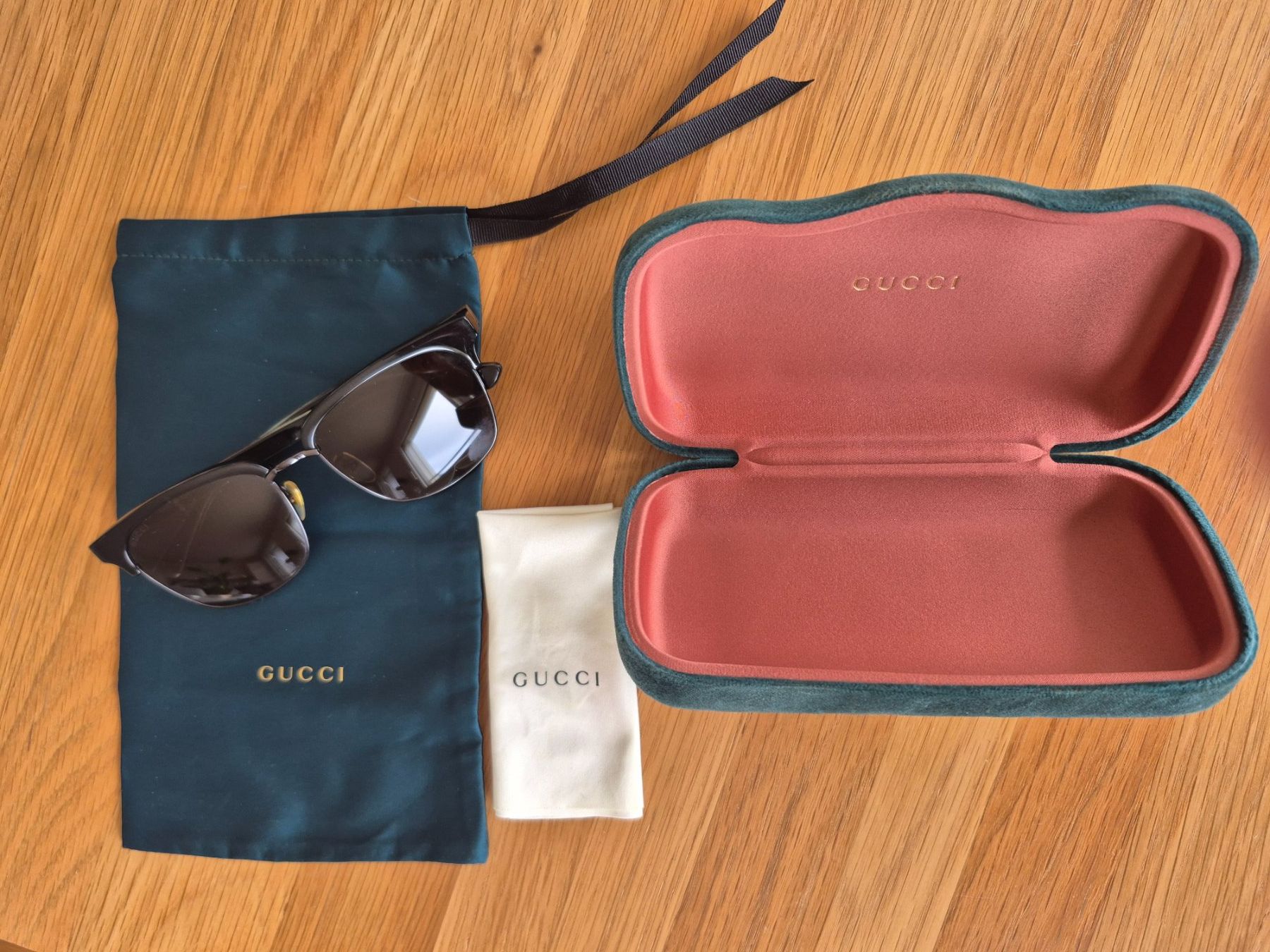 Gucci Occhiali & Lenti: Sonnenbrille mit rechteckigem Rahmen – Usato da Möriken AG venduto da thi_2mwh 3