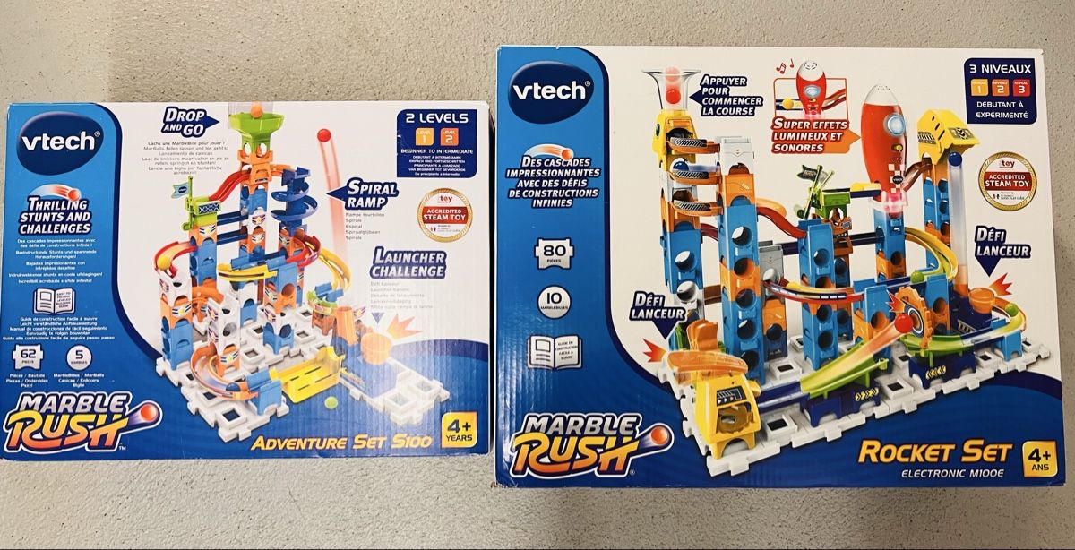 Vtech Jouets: Vtech Marble Rush 2 grosse Sets – D'occasion à Volketswil par JulBar2014