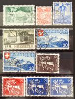 SVISLANDO: Un lot de timbres oblitérés des années 1930 à 39