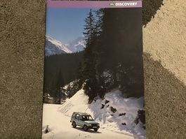 Land Rover Discovery Verkaufsprospekt 44 Seiten 1996