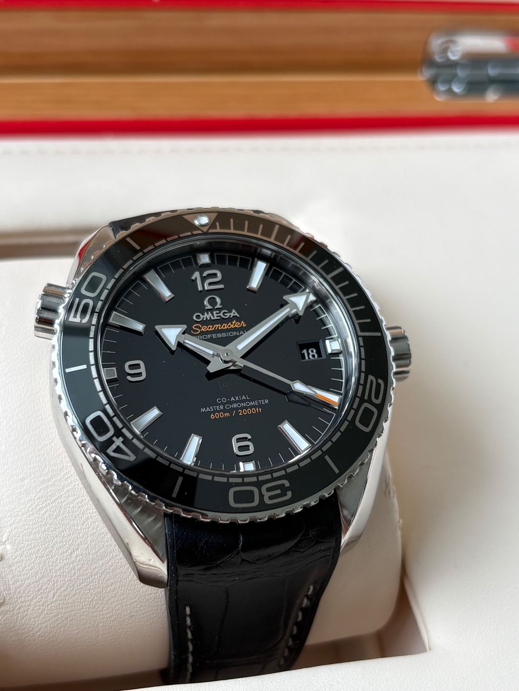Omega Orologi: OMEGA Seamster Planet Ocean 43.5mm Fullset – Usato da Birsfelden venduto da Mynos 3