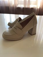 Elegante Graceland Loafer Pumps, Beige, Gr. 40 Neuwertig
