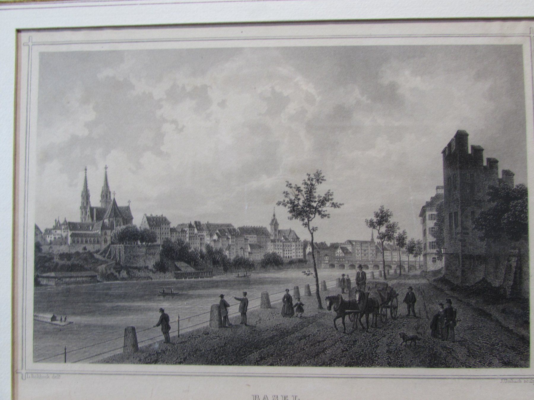 Stiche: Basel, Stahlstich – Gebraucht aus Walchwil von Shells1 2