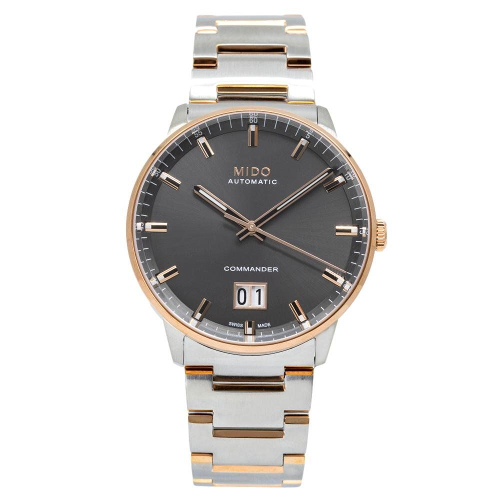 Mido Orologi: Mido Men's M021.626.22.061.00 Commander Anthracite Dial Auto – Nuovo e nell'imballaggio originale da Schindellegi venduto da harveystore 1