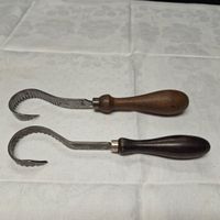 Versand möglich! Antike Butterroller, Holzgriffe