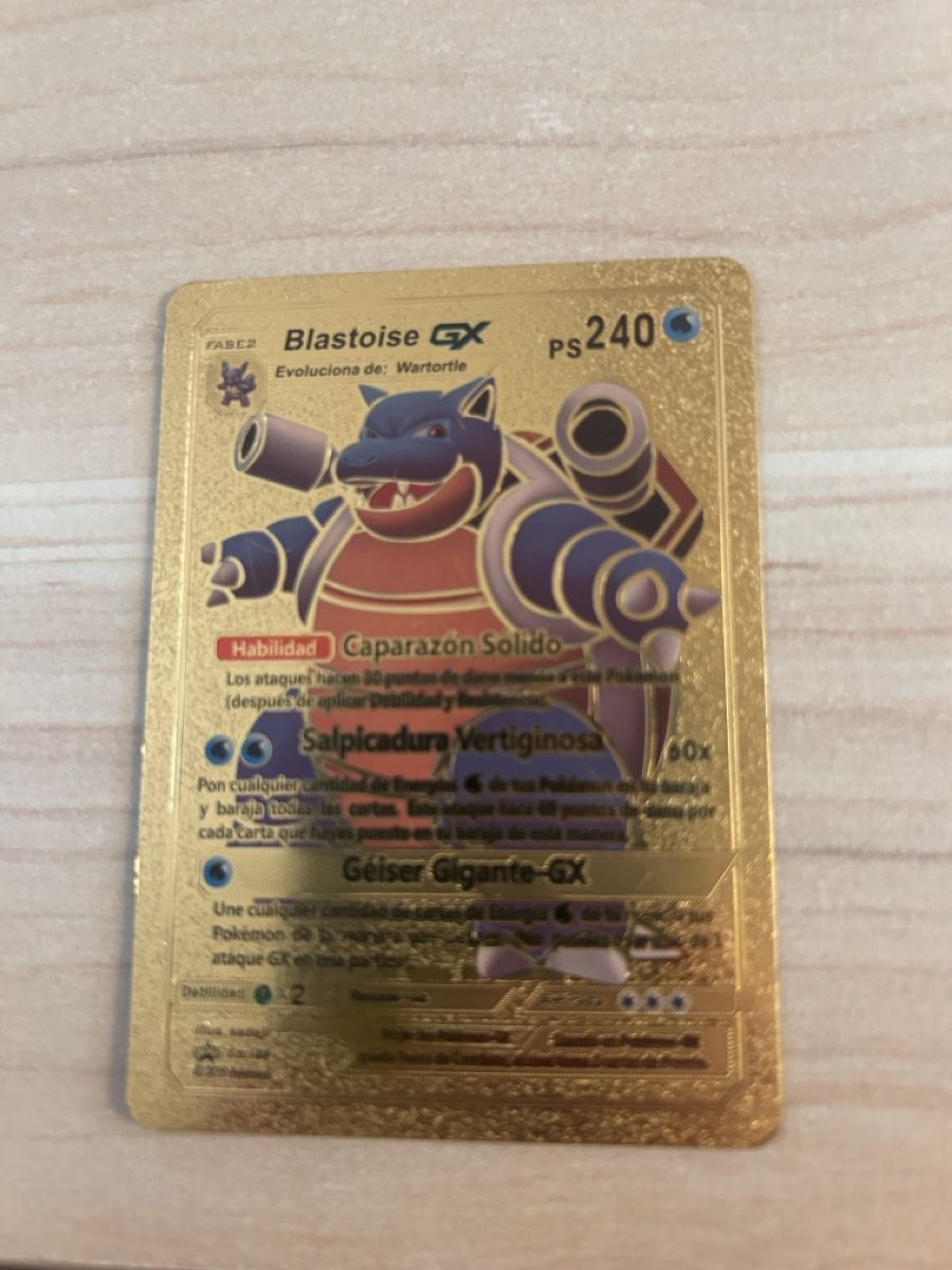 Pokémon Sammelbilder & Trading cards: Pokemon Karte Blastoise GX Gold – Gebraucht aus Buttikon SZ von Pilatus2013