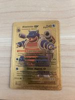 Pokemon Karte Blastoise GX Gold