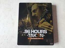 96 Hours  -  Taken 3  /  Steelbook Bluray Extended Cut