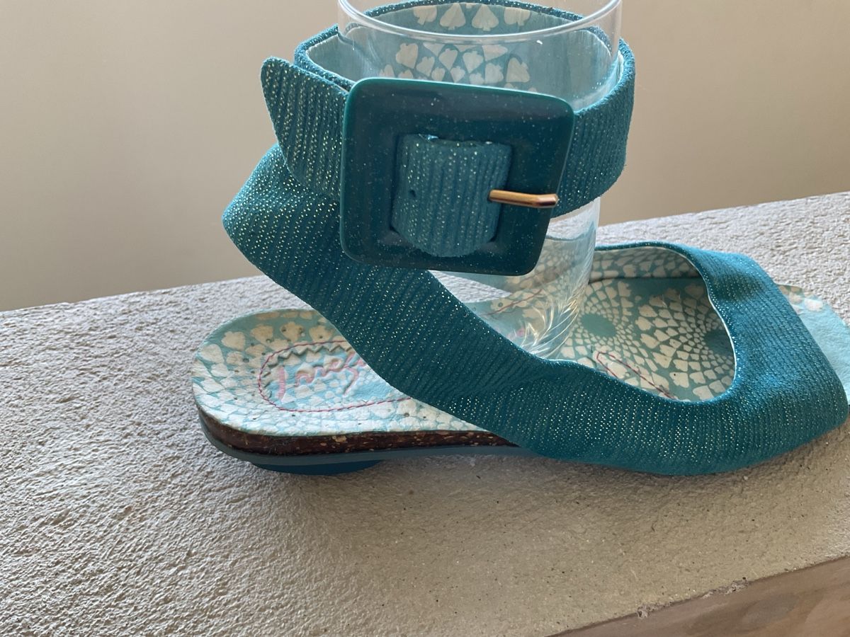 Scarpe da donna: Sandales d'été turquoise Irregular Choice, taille 38 – Usato da Villarepos venduto da Sglobule 3