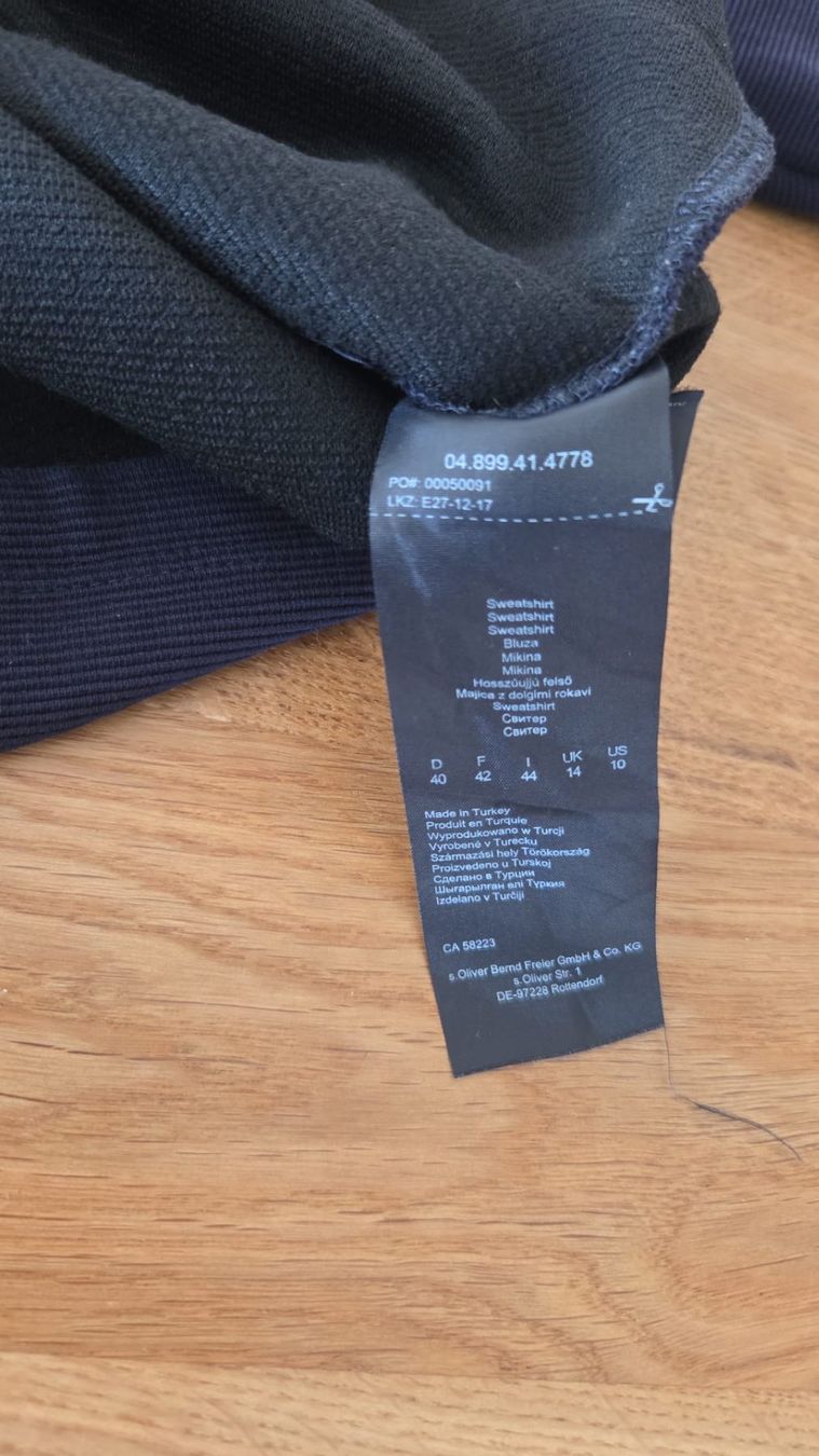 S.Oliver Maglioni & Felpe: S.Oliver Kurzarm Sweatshirt Gr. 40 – Usato da Kloten venduto da Konfuzius7 2