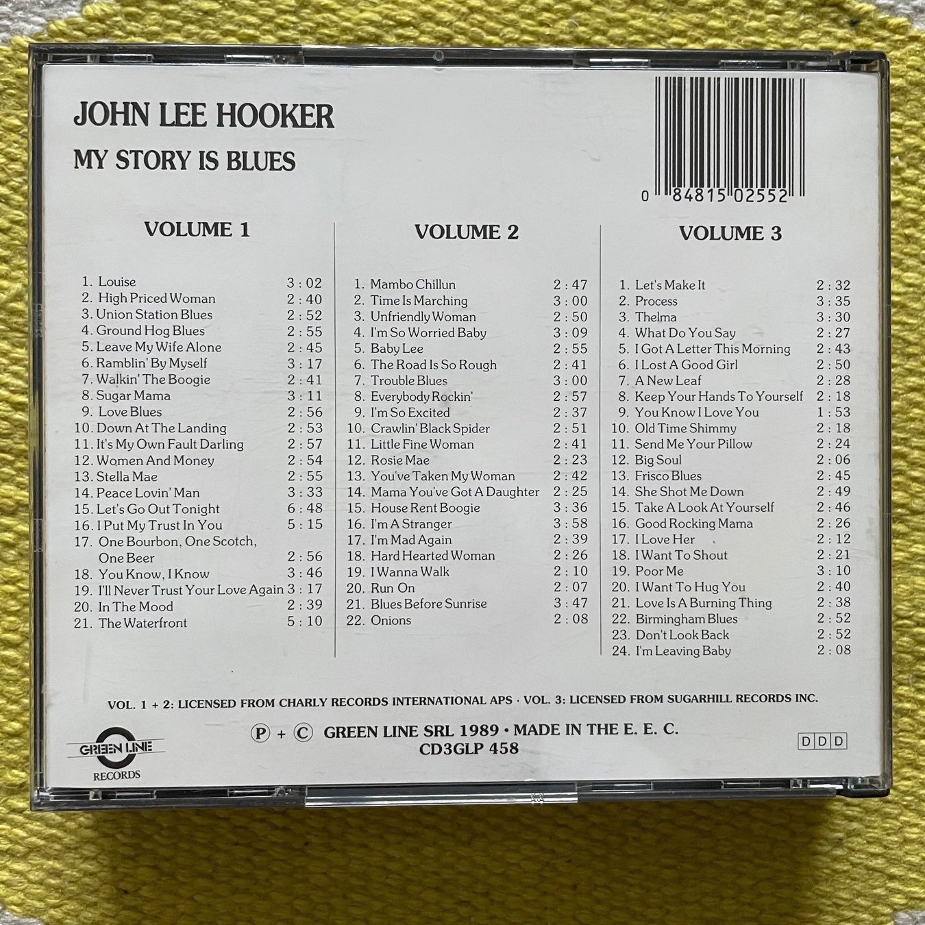 CD: JOHN LEE HOOKER-3CD BOX SET MY STORY IS BLUES – Usato da Rorschacherberg venduto da CD-Roli 1