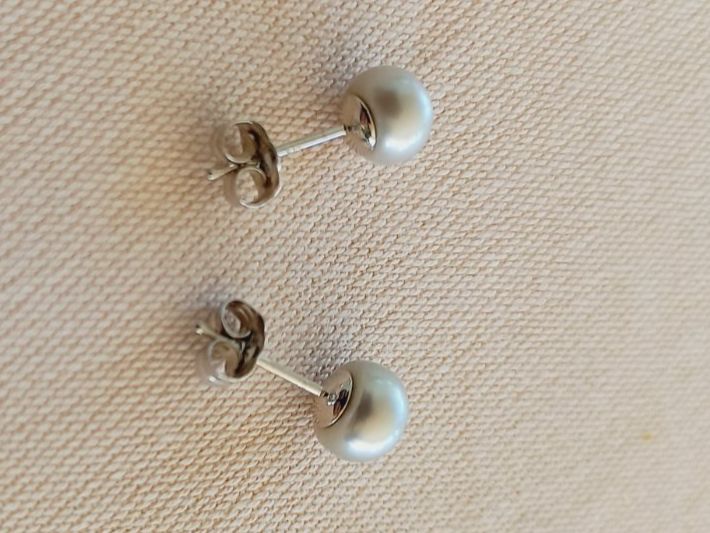 Ohrringe & -stecker: Perlen Ohr Stecker Silber rhodiniert 925 – Neu und originalverpackt aus Winistorf von acreativ2 1