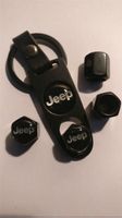 Ventilkappen Schwarz mit Jeep Logo