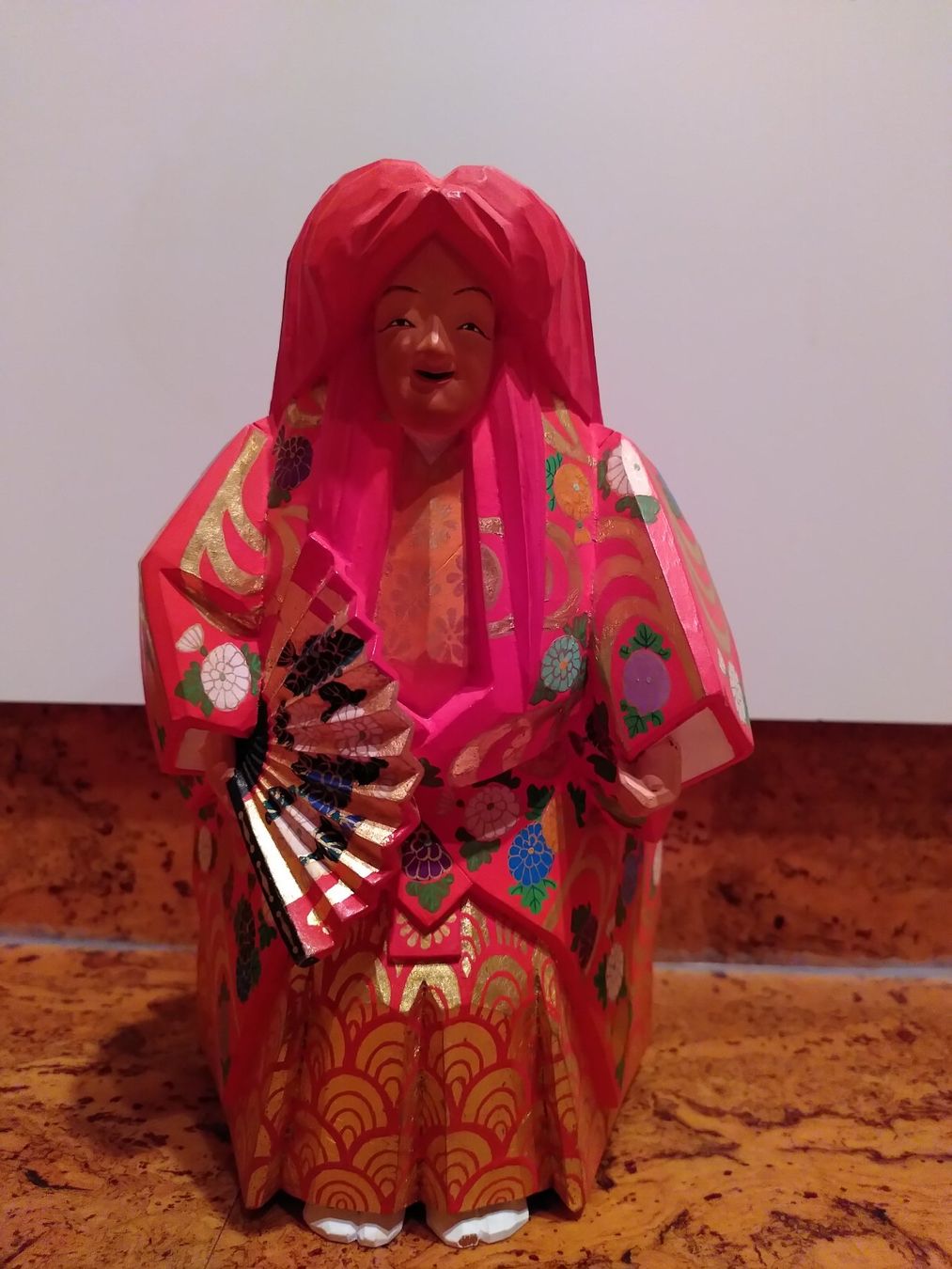 Figuren: Dekorative japanische Holzfigur – Gebraucht aus Bergdietikon von fab_mg68