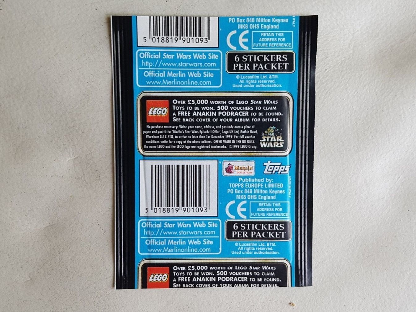 Panini Carte collezionabili: 3 x Panini / Topps Tüten Star Wars – Usato da Nürensdorf venduto da spartacus64 3
