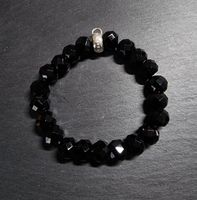 Bracelet Thomas Sabo, noir et argent 925 pour charms