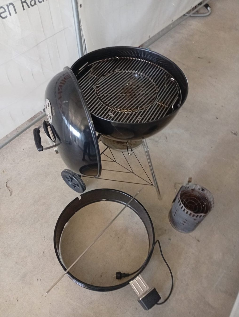 Griglie: Weber Kugelgrill Elektrischer Drehspieß – Usato da Ermatingen venduto da jry_5lly 2