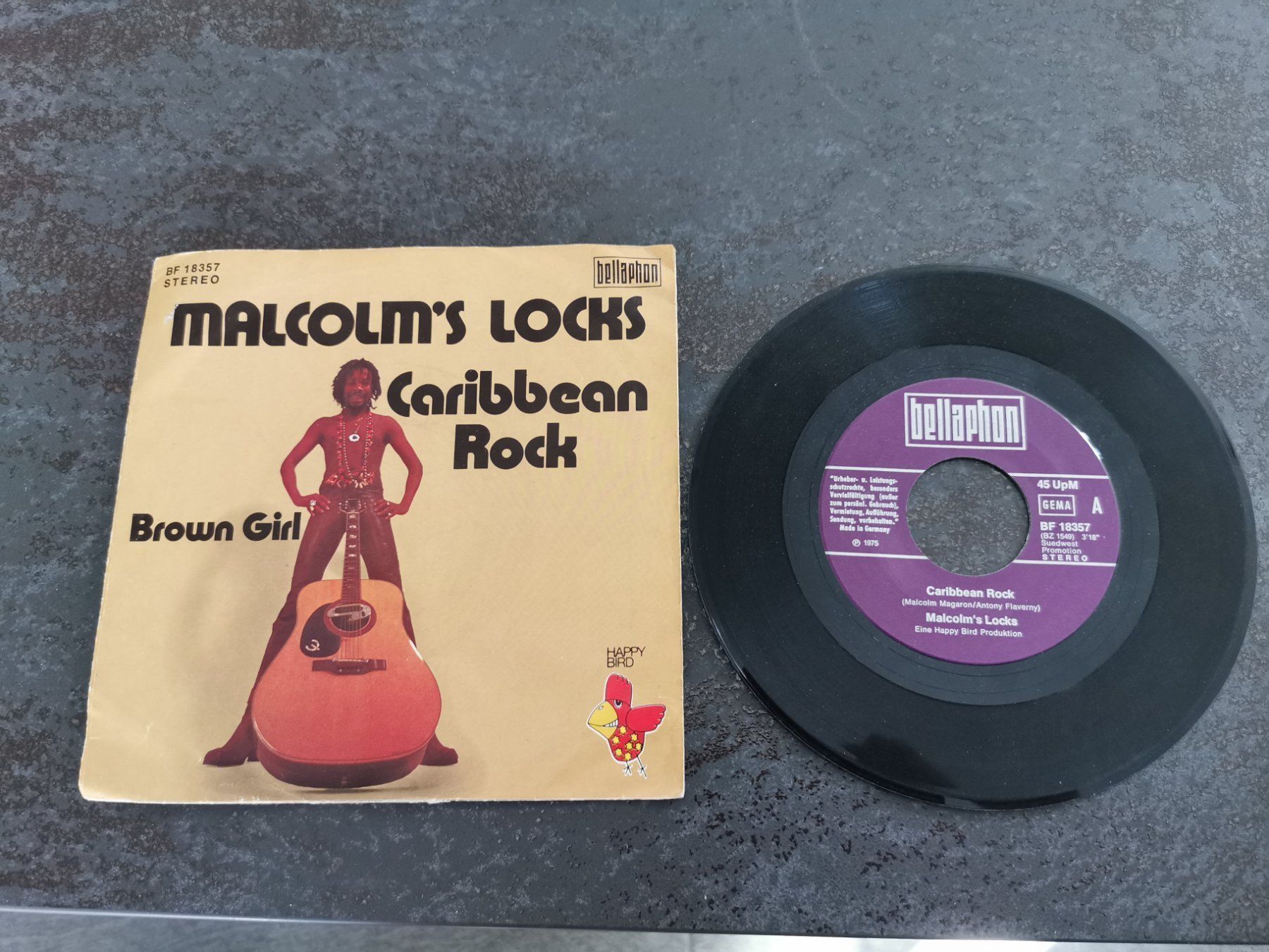Dischi in vinile: Malcolm's Locks Single 7 / Caribbean Rock – Usato da Sirnach venduto da pius062