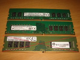 1 stück 16gb ddr4 2666 RAM für Computer. Getestet