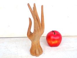 Hand Holz Schnitzerei Deko Vintage Antik Schmuck Indonesien?