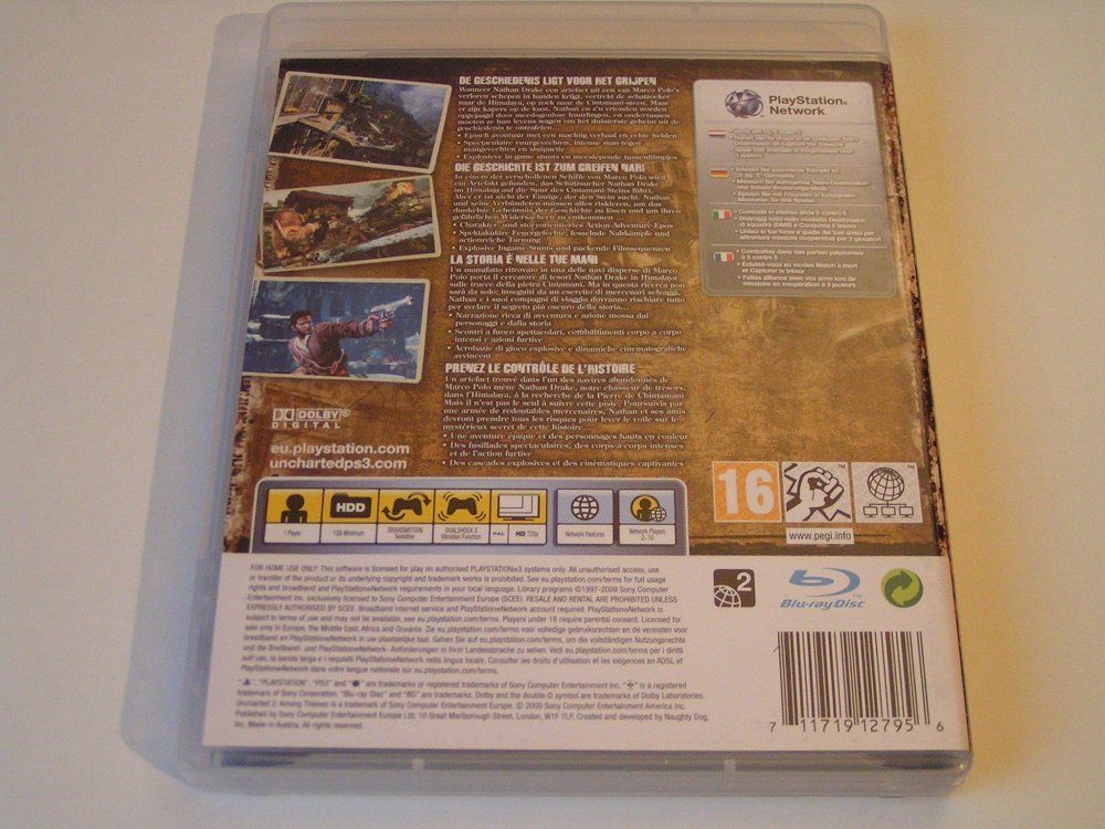Sony Spiele: Uncharted 2 Among Thieves PS3 Top Zustand – Neu (gemäss Beschreibung) aus Pfungen von Himbogame 1