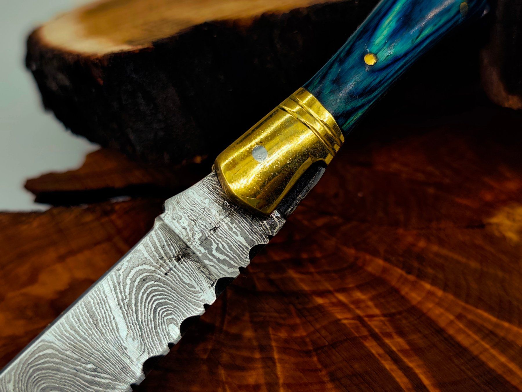 Accessori: Laguiole Damast Messer Klappmesser echtes Damastmesser – Nuovo e nell'imballaggio originale da Arlesheim venduto da Premius_1 4