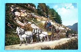 Gebirgs Post - Postkutsche im Bündnerland