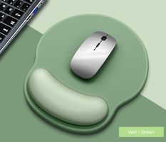 Tapis de souris protection du poignet anti dérapente VERT
