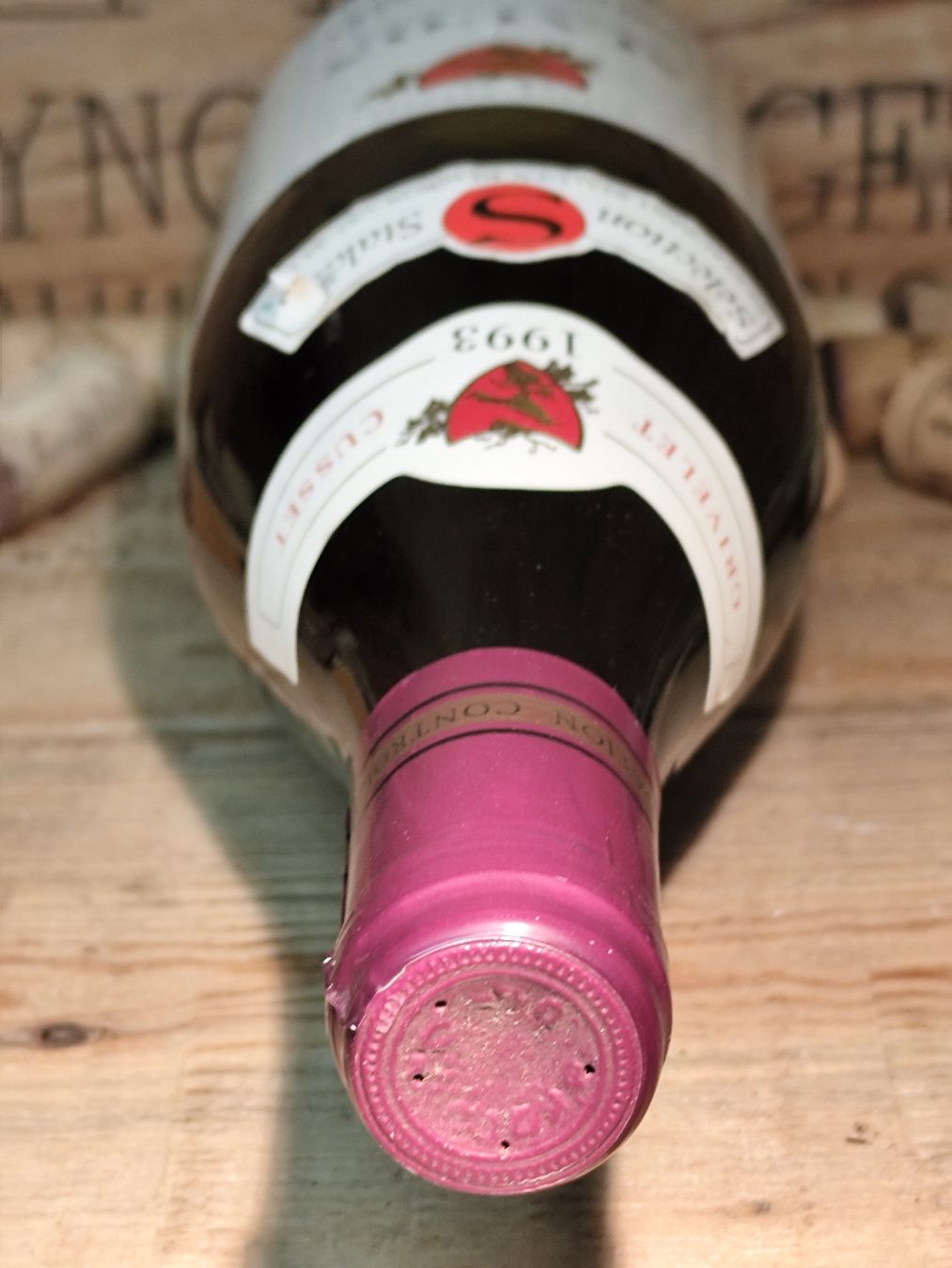 Vino: 1993 Macon Grivelet-Cusset – Nuovo e nell'imballaggio originale da Büsserach venduto da Vintage-vins 2