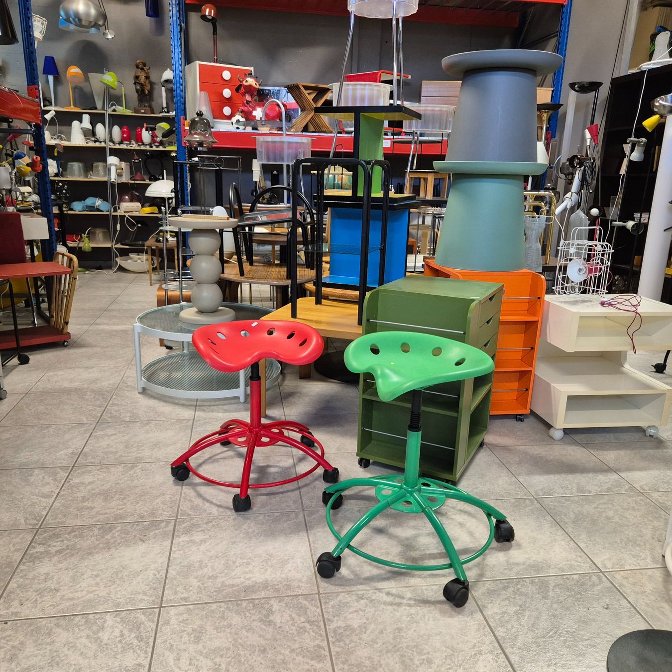 Ikea Sgabelli: Ikea Traktor Stool Bürostuhl Arbeitshocker Hocker Rollhocker – Usato da Nottwil venduto da Wondewa-Shop 9