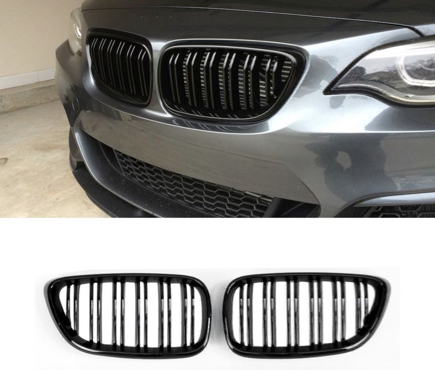 Nebelscheinwerferabdeckung Vorne Rechts Für BMW 2er F22 F23 – Ersatzteil 51117343732 In Schwarz